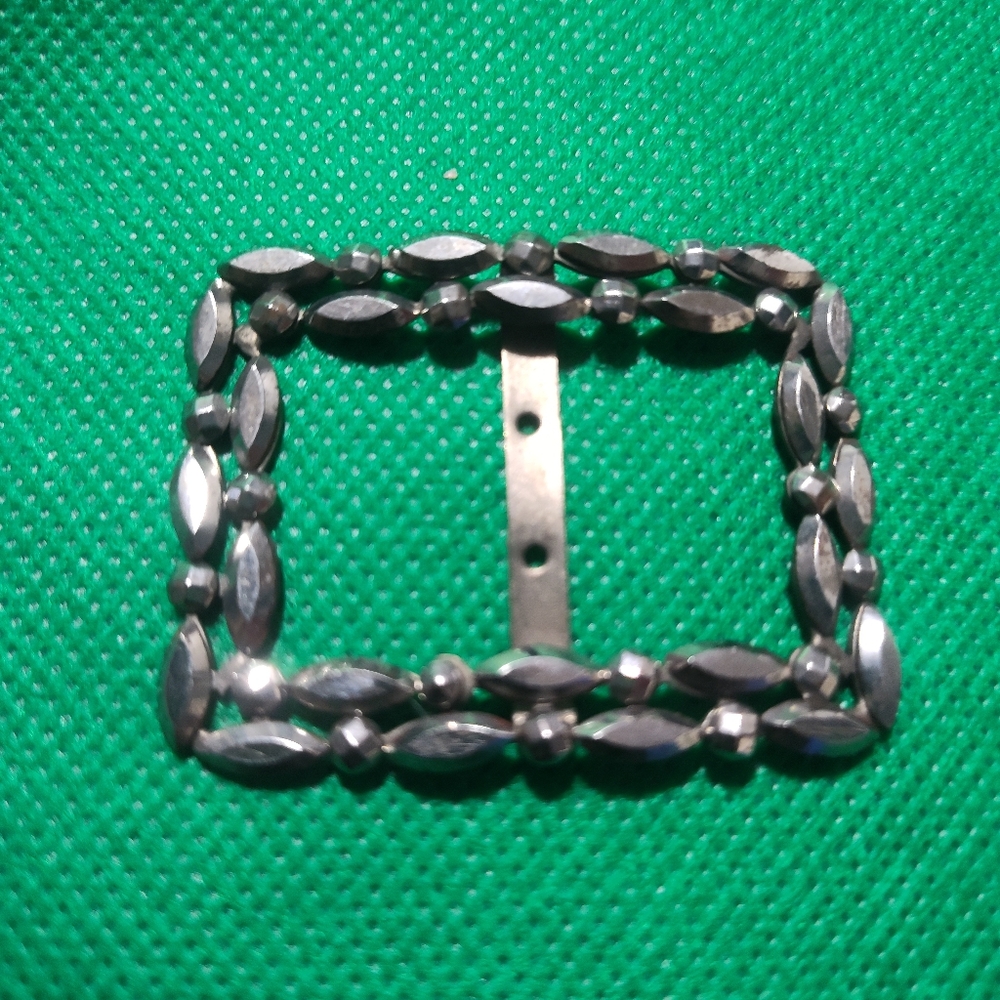 Antique French sash belt buckle